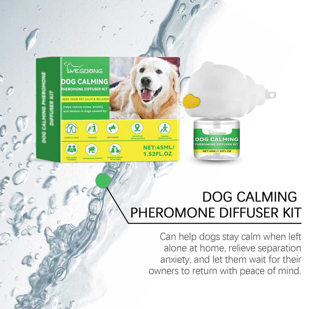 Dog Emotion Diffuser Set for Anxiety Relief Home Environment Stress Care Kit to Effectively Reduce Dogs' Pressure Qme