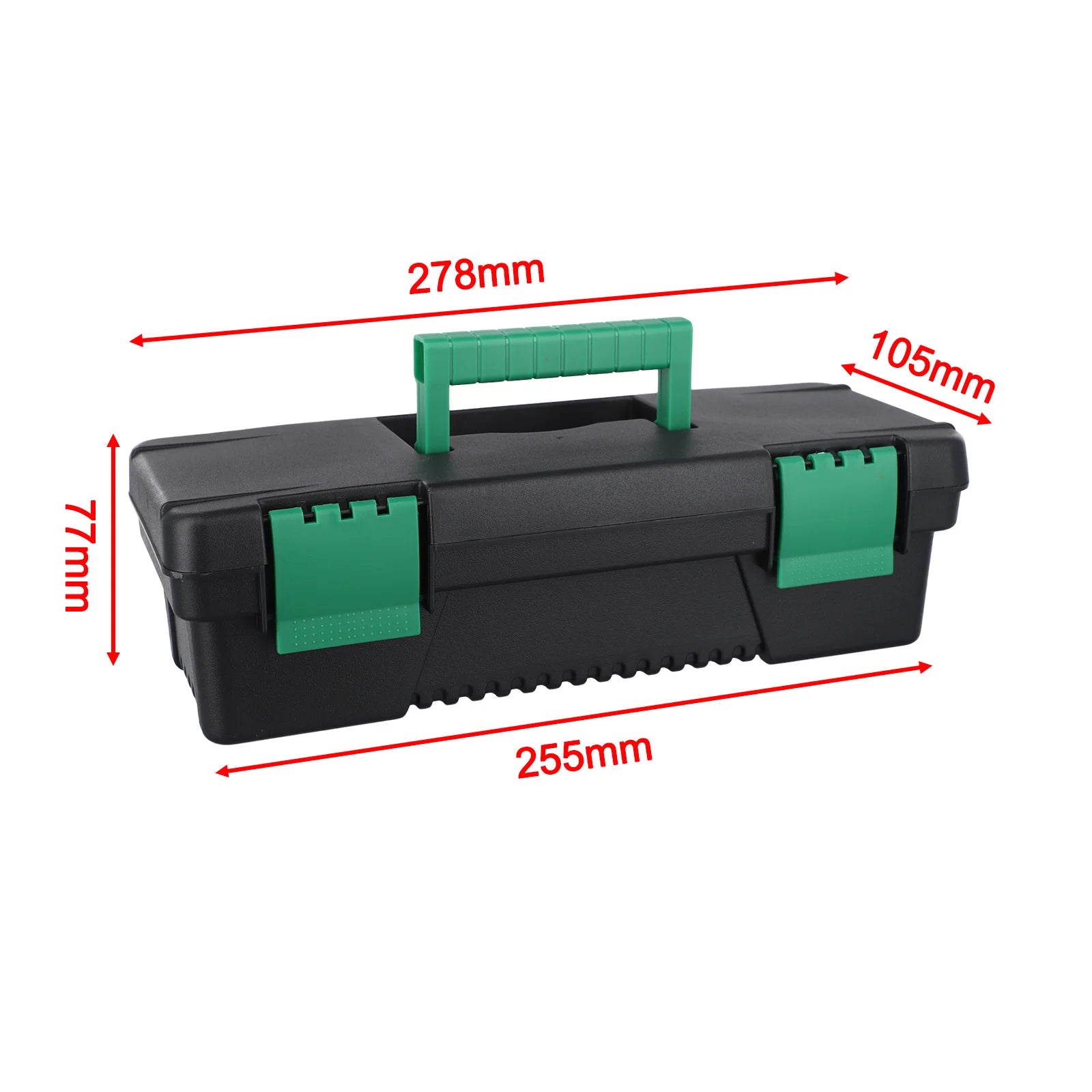 1 Pc 10Inch Tool Box PP Plastic Tool Storage Case For Carpentry Electrical Repairs Tool Hand-held Toolbox Storage Box Qme
