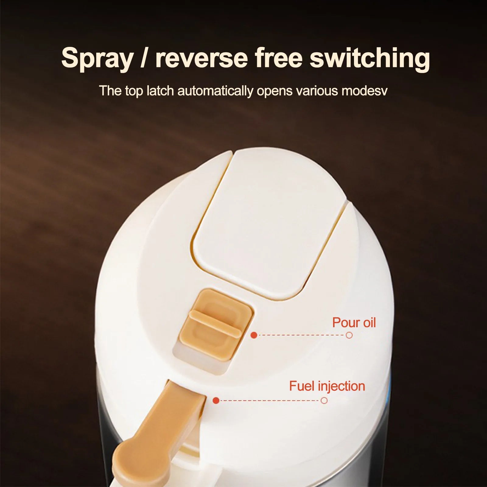 Stainless Steel Oil Sprayer Spray Pouring Double Purpose Spray Oil Bottle Spray Leak Proof Household Soy Sauces Vinegar Storage Qme