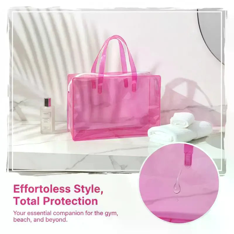 Wet And Dry Separation Travel Toiletries Bag Thickened Large Capacity Waterproof Moistureproof Swim Bag Qme