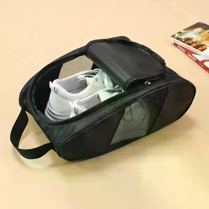 Portable Golf Shoe Bag Oxford Cloth Carrier Bags Breathable Qme