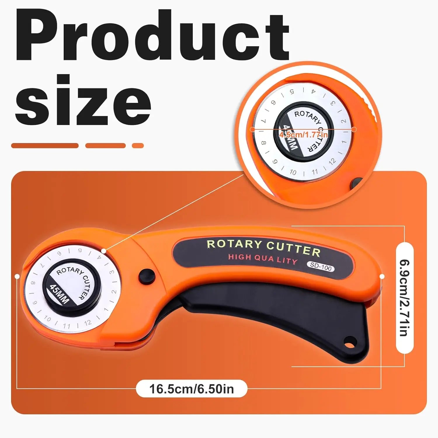 Rotating fabric cutter,cardboard sewing,quilting,roller fabric cutting, tailor scissors tool, dress and clothing making DIY tool Qme