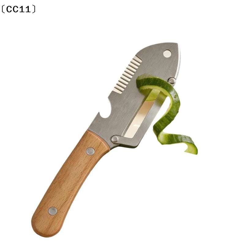 1 Multi-functional Stainless Steel Peeler Fruits Vegetables Peeling Qme