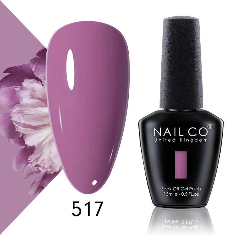 NAILCO 131 Colors Nail Gel Polish Off LED Semi Permanant Art Hybrid
