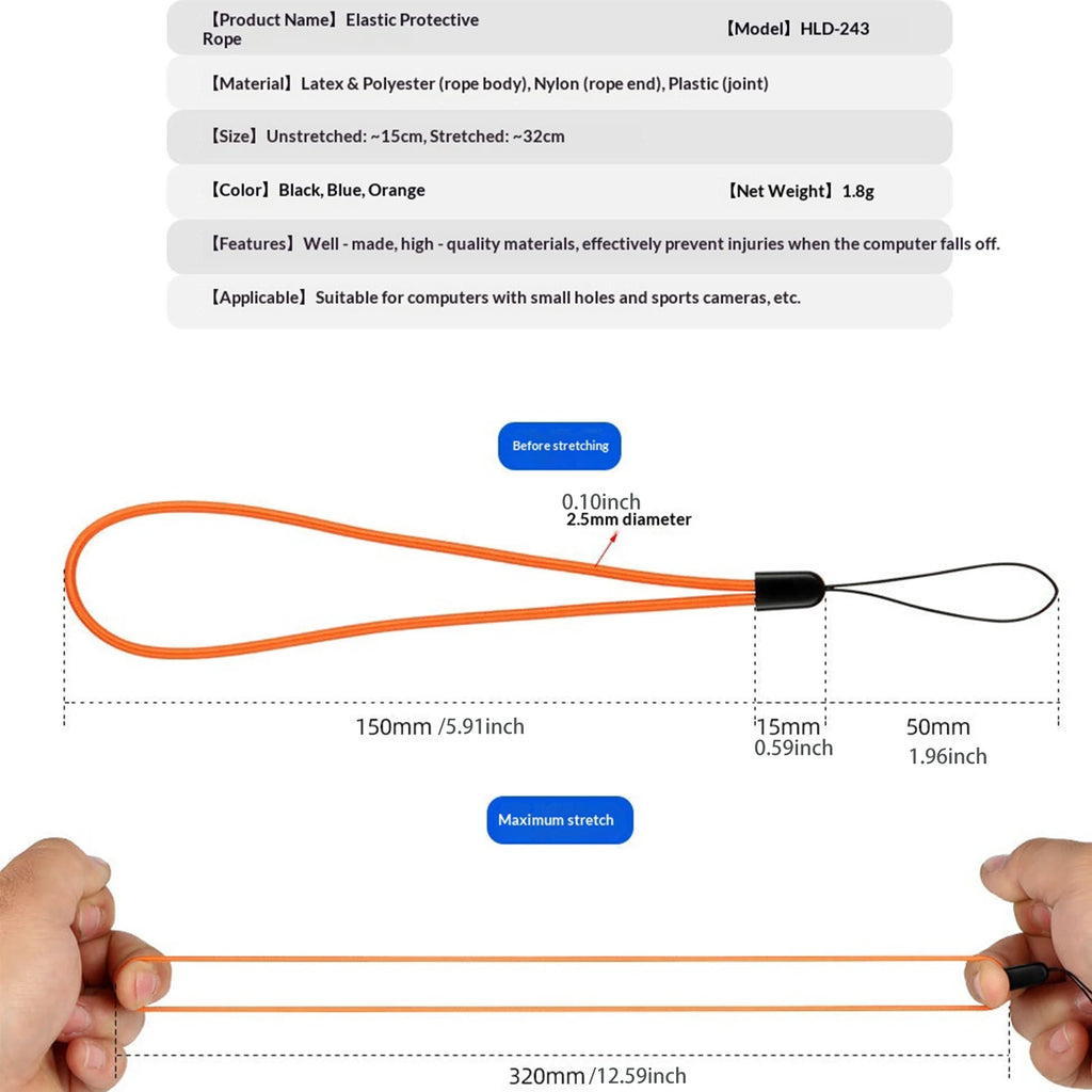 3pcs/10pcs Bicycle Code Table Protection Rope Hand Wrist Strap Rope Cord for Navigation Device Cover and Accessories Qme