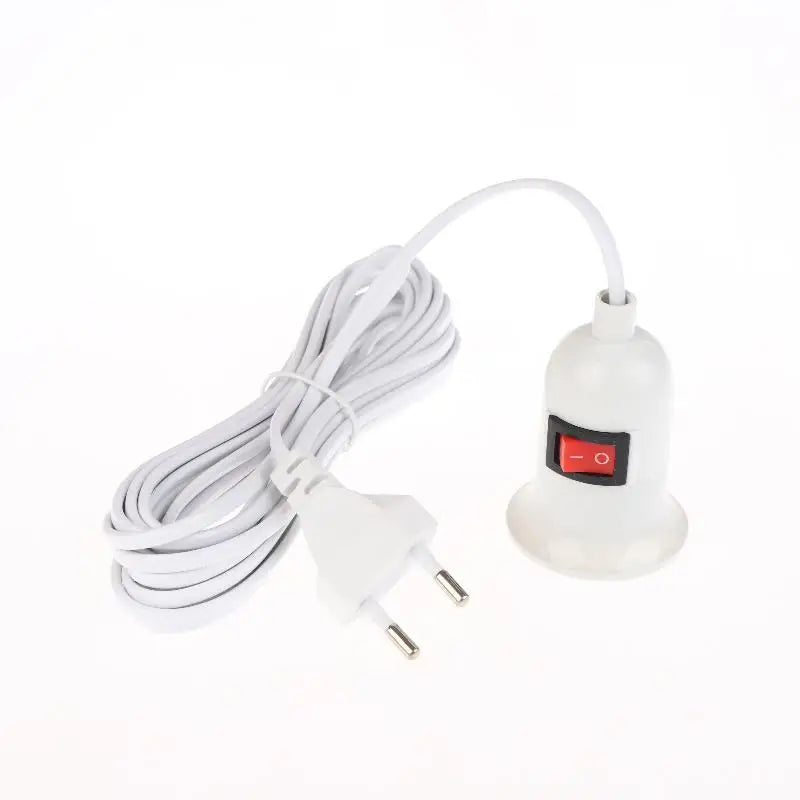 E27 One-piece Greenery Light Equipment 3 5M Power Cord EU Plug Qme 5 meter