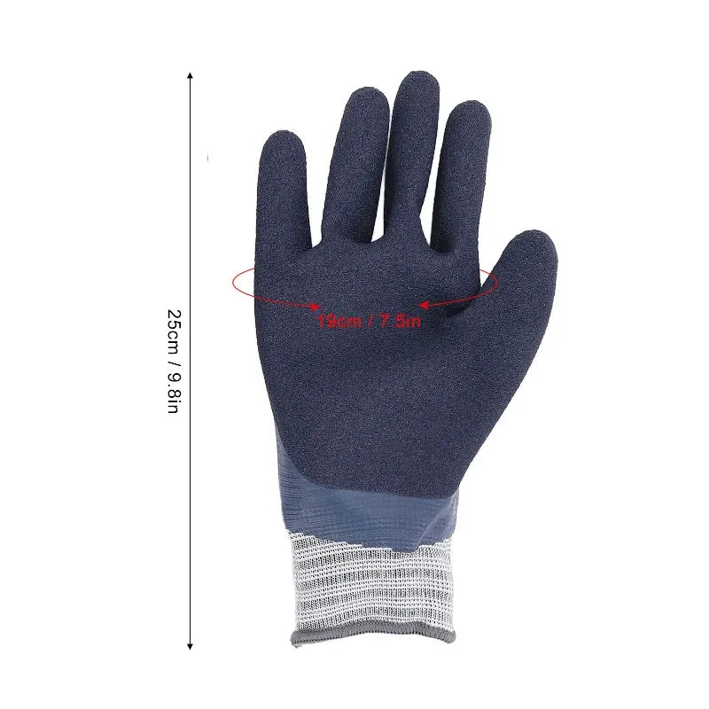 2PCS 1000V Insulated Gloves Double-Sided Insulation Anti-Slip Wear-Resistant Electrical Work Repair Electrician Gloves Qme
