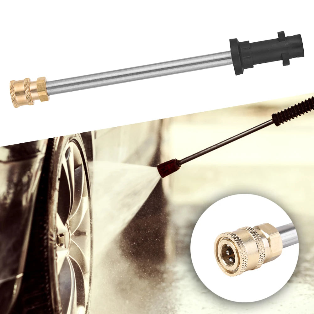 17/41CM Extension Wand for High Pressure Wash Gun 1/4 Quick Connector Car Pressure Washer Gun Spray Extension Lance for Karcher Qme