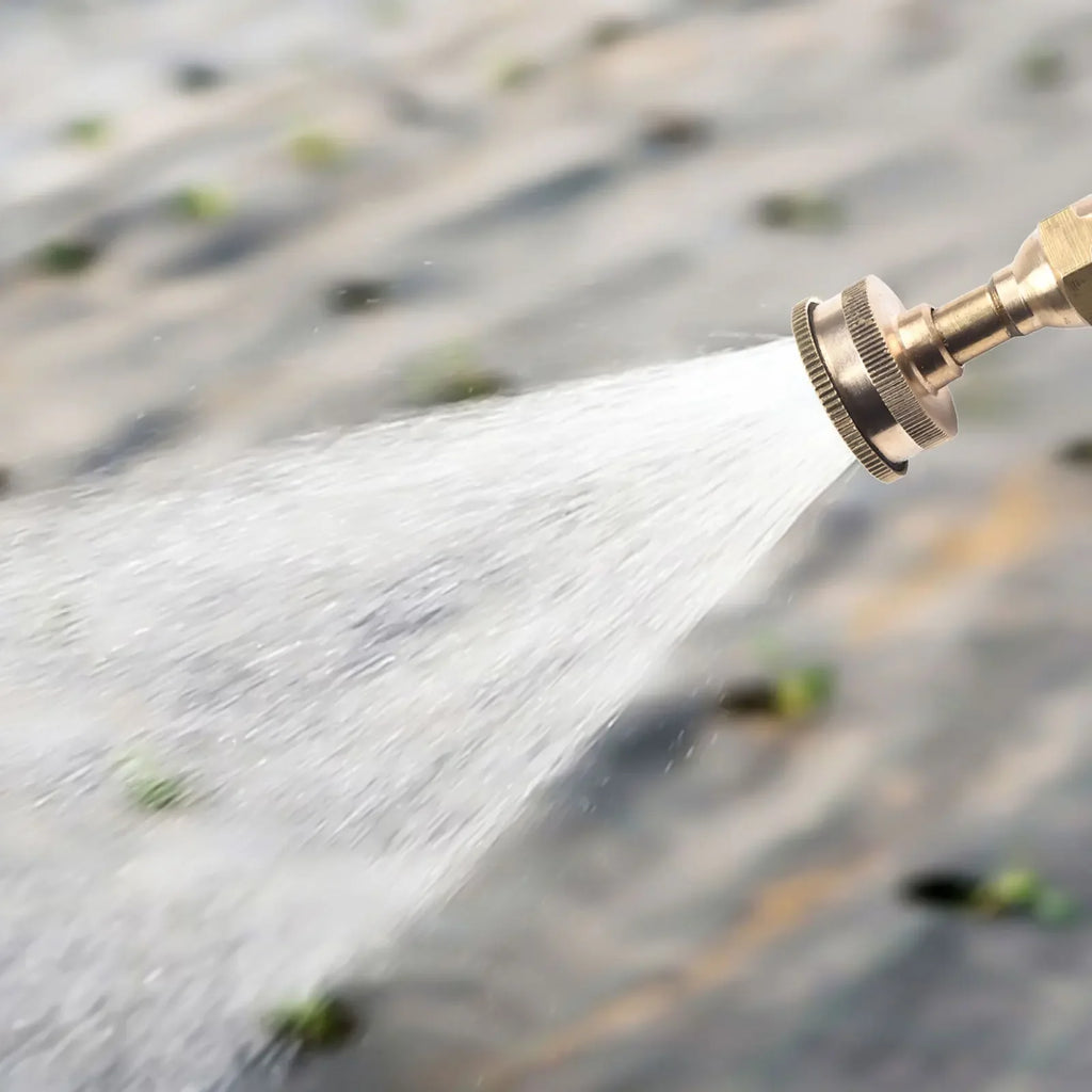 Garden Sprinkler Adjustable 5Hole Brass Sprayer Nozzle M14 Atomizing Spray Fitting Hose Fitting Straight Curved Nozzle Qme