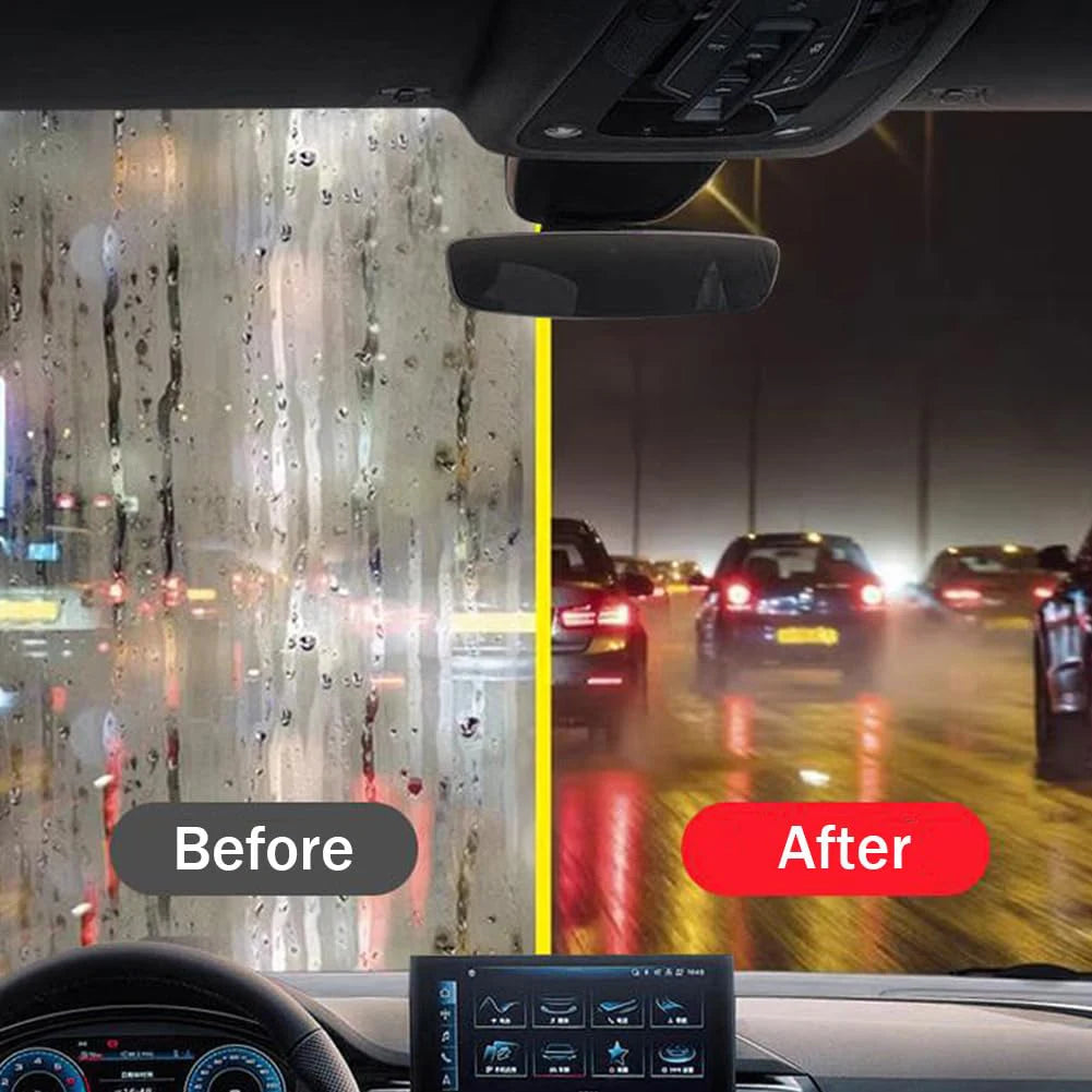 Car Glass Oil Film Remover Glass Cleaning Board Hydrophobic Glass Coating for Windshield Clear Window Auto Cleaner Tool Qme