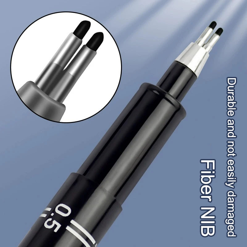 Double-line Gel Pen Essential Architectural Design Exams Note-taking Qme