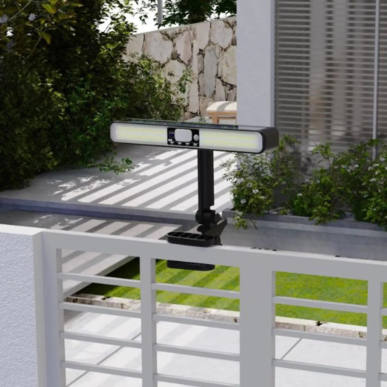 Solar Lights Outdoor Waterproof Adjustable Mods Lighting Battery Qme