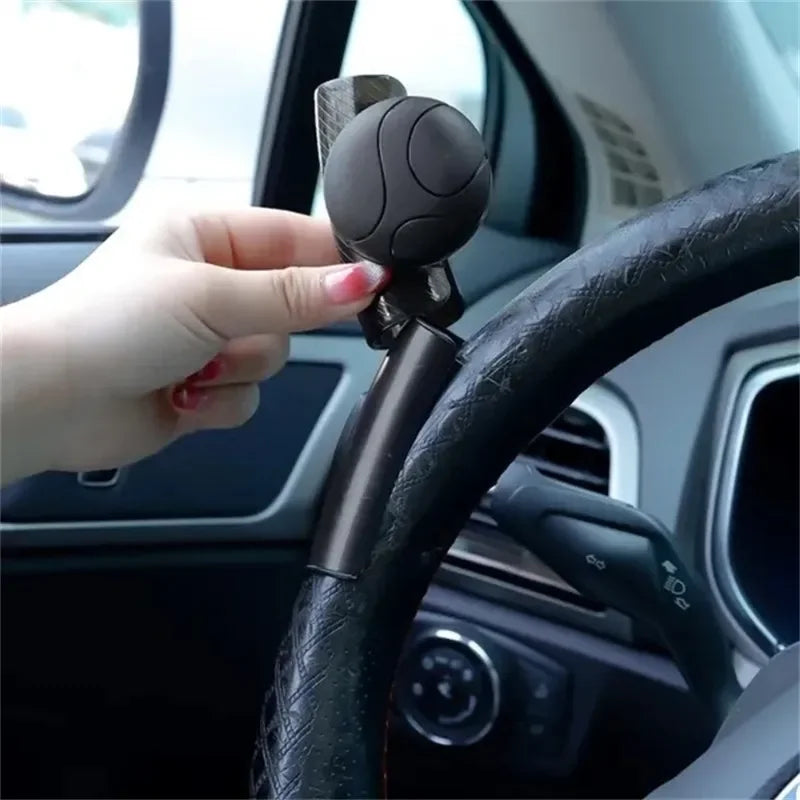 360° Assistive Steering Wheel Rotator - Featuring a force-saving one-handed operation design, equipped with a grip ball, Qme