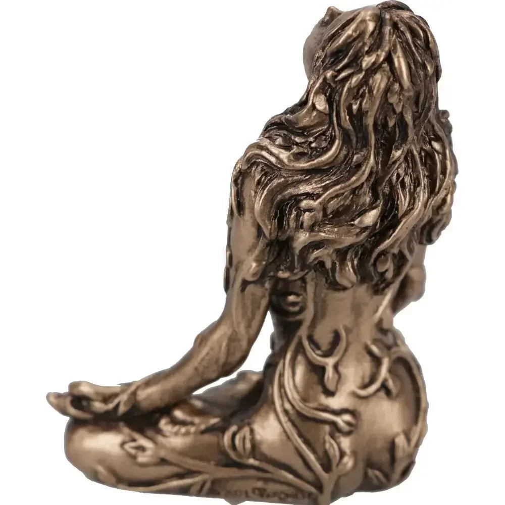 Mother Earth Statue Mini Gaia Fairy Decorative Buddha Statue Decorative Figurines Goddess Healing Chakra Meditation Home Decor Qme