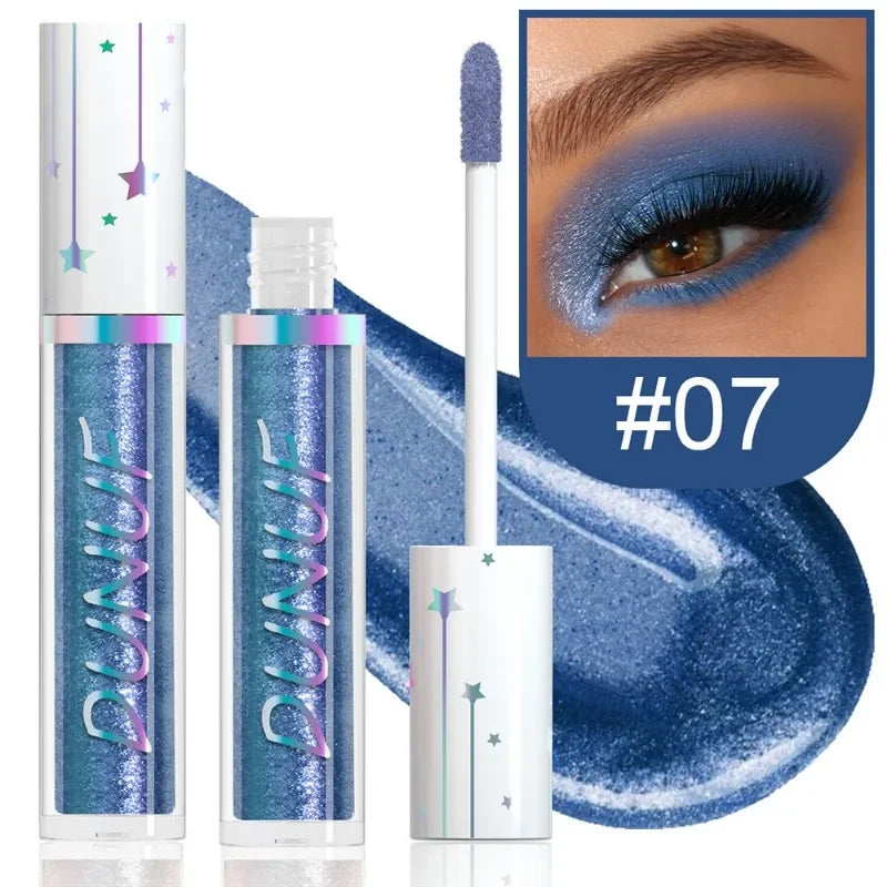 24color Eyeshadow Stick Liquid Eyeliner Metallic Green Pearlescent