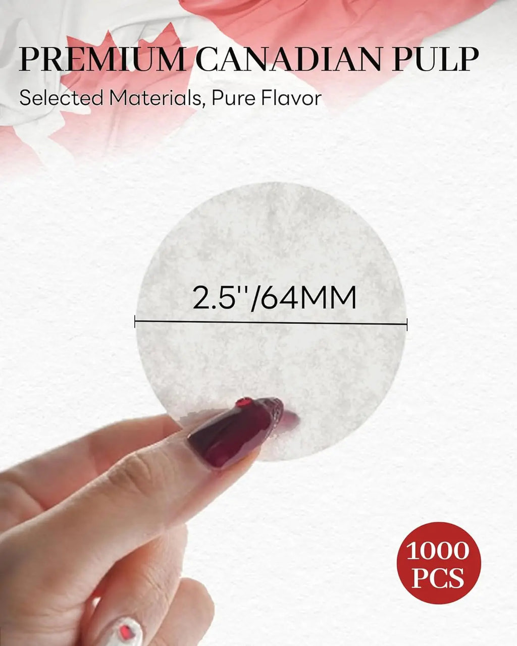 Round Disposable Coffee Filters Paper Compatible Aeropress Makers Qme