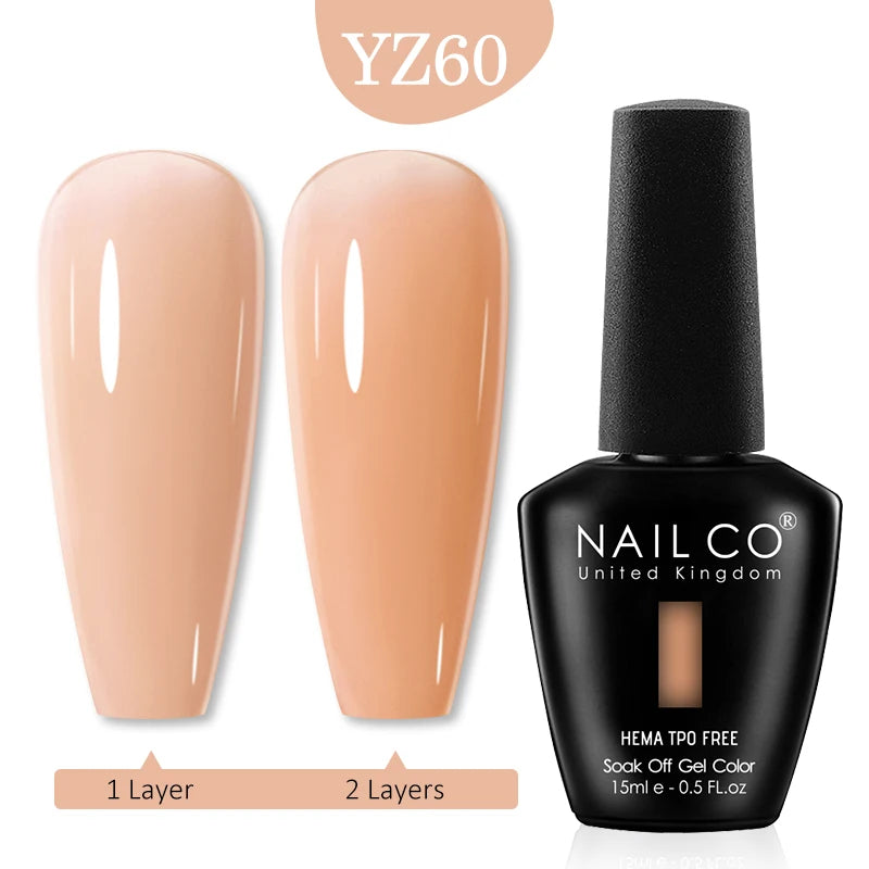 NAILCO Glitter Reflective Series Gel Nail Polish Nails Art Semi