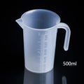 500–2000ml Graduated Plastic Beaker , Chemical-Resistant Measuring Cylinder for Science Lab, DIY Projects & Home Experiments Qme B1