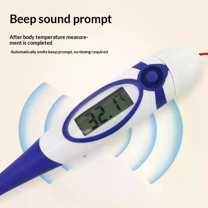 1Pcs Digital Pet Dog Cat Veterinary Professional Animal Digital With Soft Probe Waterproof Equipment Qme