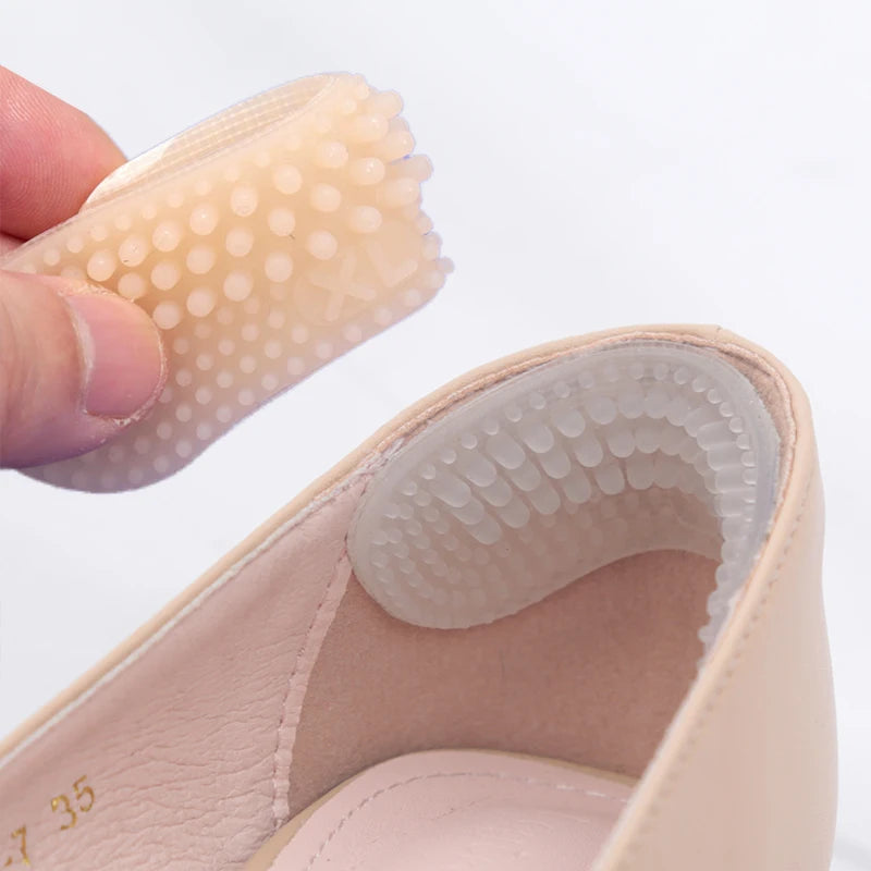 Upgrade Silicone Heel Stickers Heels Grips Women Men Anti Slip Qme