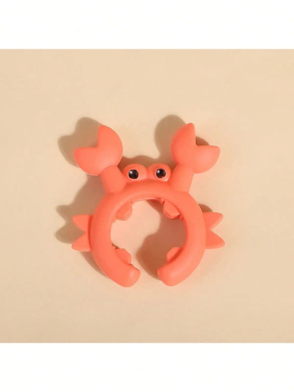 1 2 3 Crab Shaped Silicone Spatula Holder Kitchen Utensil Placement Qme Orange 1pc