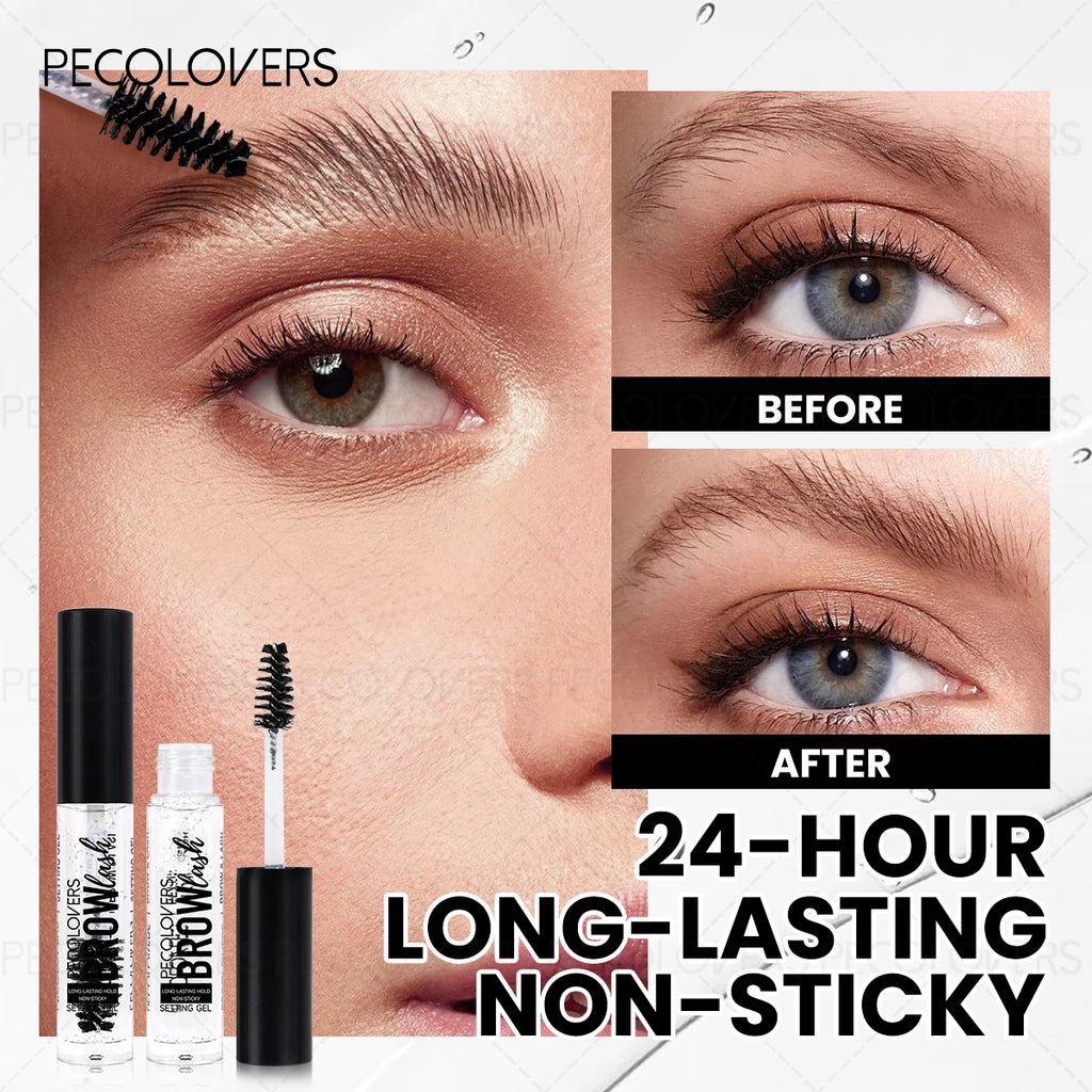 Long-lasting Waterproof Eyebrow Styling Soap Transparen Gel Brush Qme
