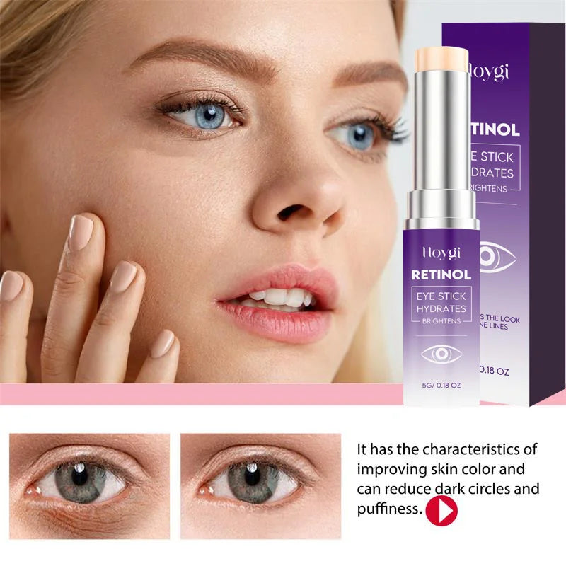 Retinol Eye Cream Collagen Multibalm Stick Reduce Wrinkles Eye Bag Hyaluronic Acid Anti Dark Circle Puffiness Eye Care Products Qme