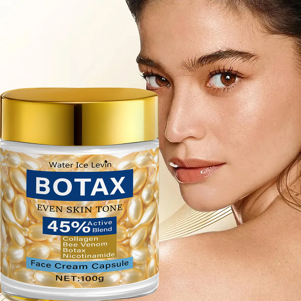 Water lce Levin BOTAX Even Tone Face Capsules 100g |45% Active Collagen + Niacinamide Qme