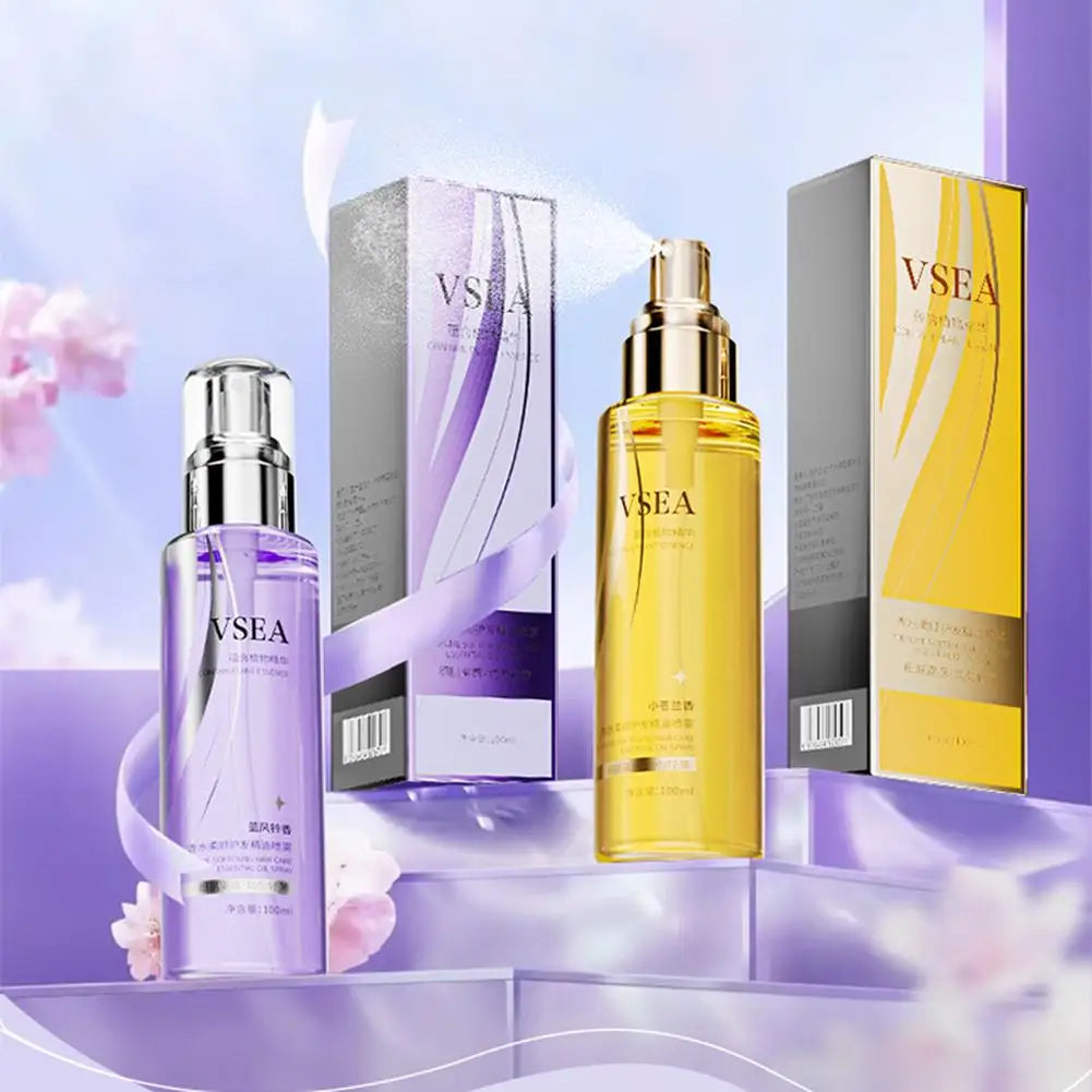 100ml Hair Care Essential Oil Spray For Women Repair Dry Anti-frizz Smooth And Long-lasting Hair Care For Fragrant Fluffy Hair Qme