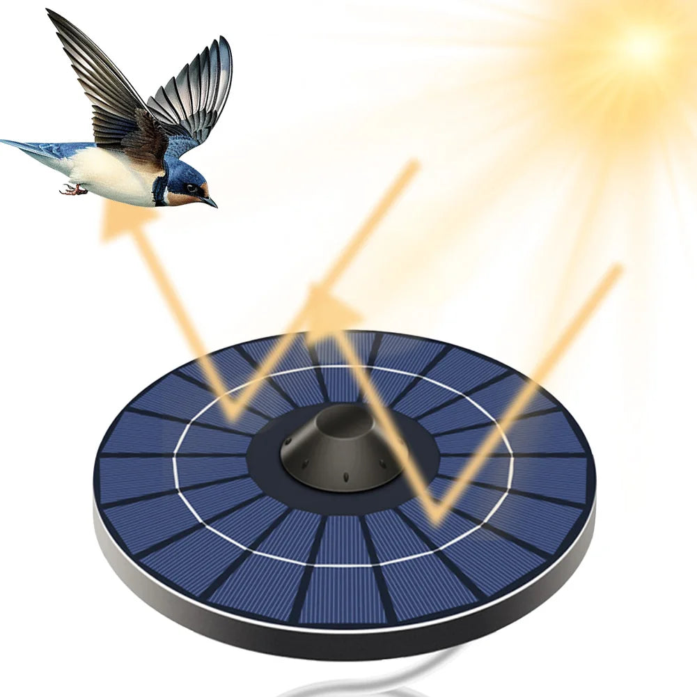 Solar Floating Pond Aerator Pond Oxygen Pump with Air Hose and Bubble Stone Bubble Oxygenator Auto Off for Birdbath Qme