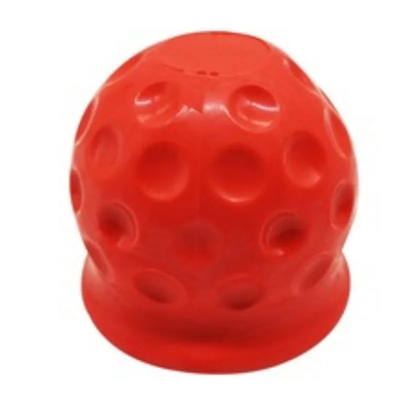 Brand New 50MM Tow Bar Ball Cover Cap Trailer Ball Cover Tow Bar Cap Universal Hitch Trailer Towball Protect Car Accessories Qme Red
