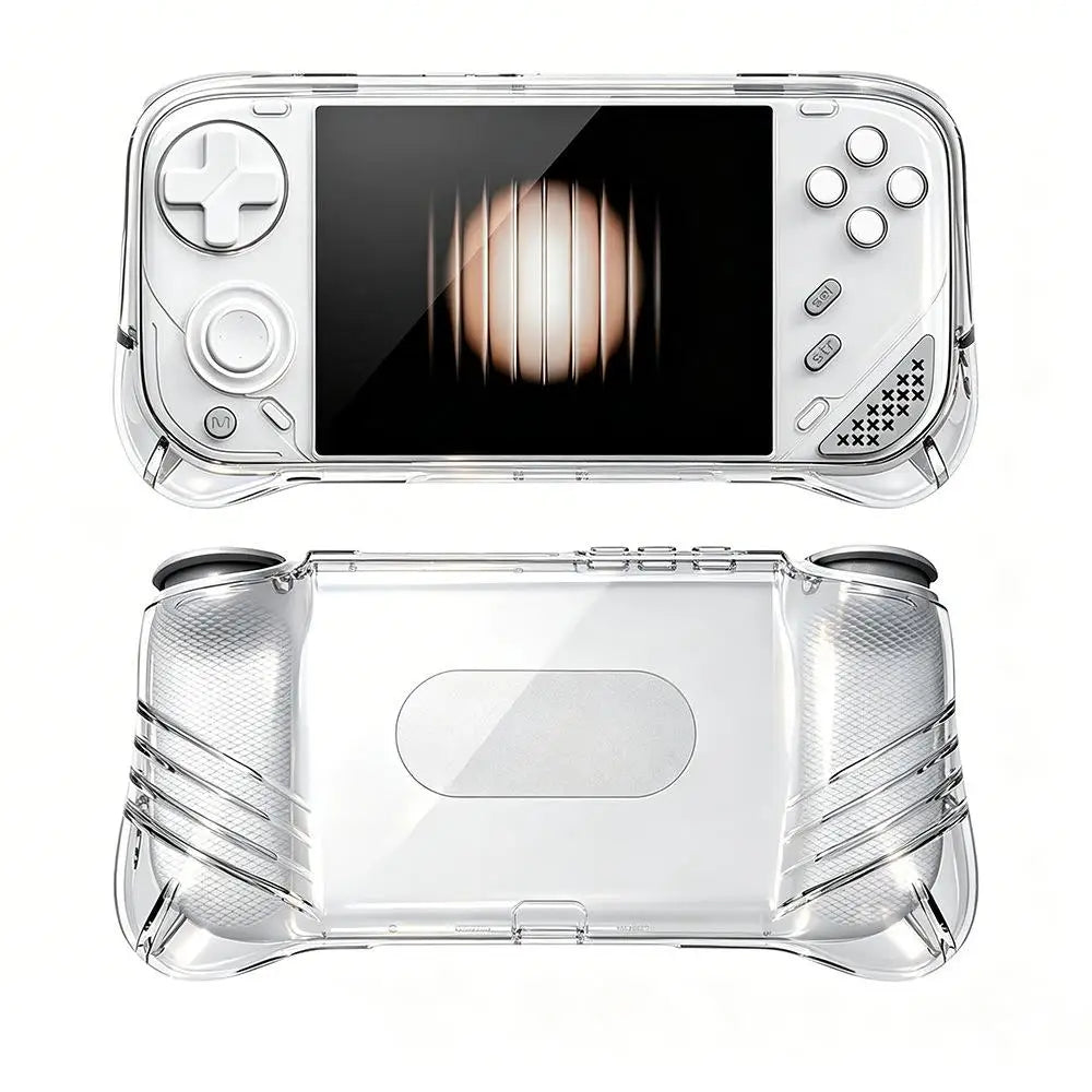 Transparent TPU Protective Case For MiniLoong Pocket 1 Handheld Game Console Ergonomic Grip Shell Protector Game Accessories Qme
