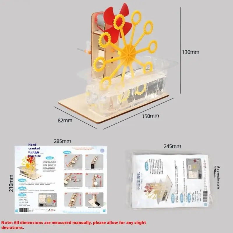 Children's Educational Handcrafted Assembly Model Puzzle Toy DIY Qme