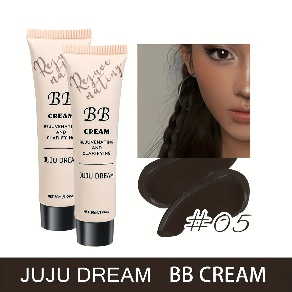 Natural Concealer BB cream, moisturizing & nourishing foundation, waterproof & long-lasting full coverage, suitable for all skin Qme 480 CHOCOLATE