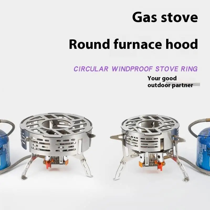 Portable Camping Stove Windproof Ring Outdoor Windshield Qme