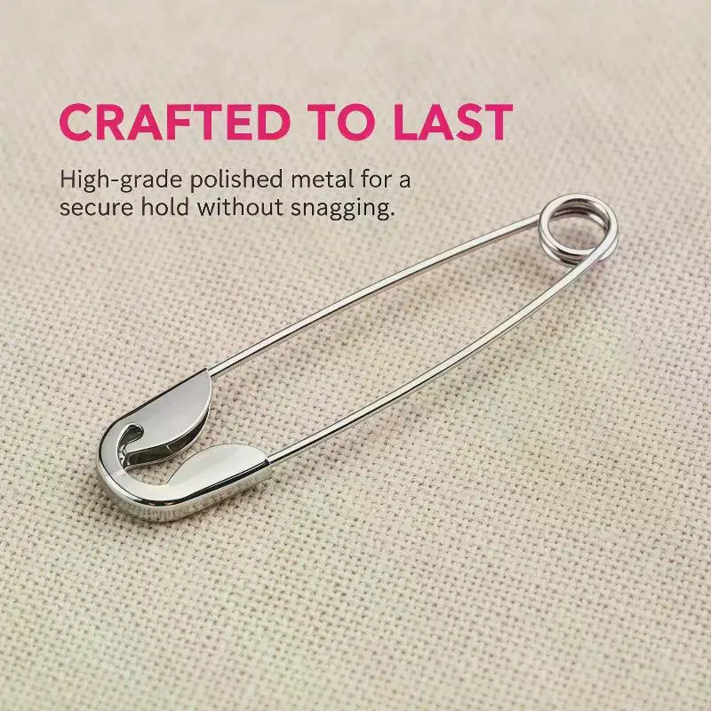 Giant Safety Pin Hair Clip Large Metal Clips Barrettes Women Girls Qme