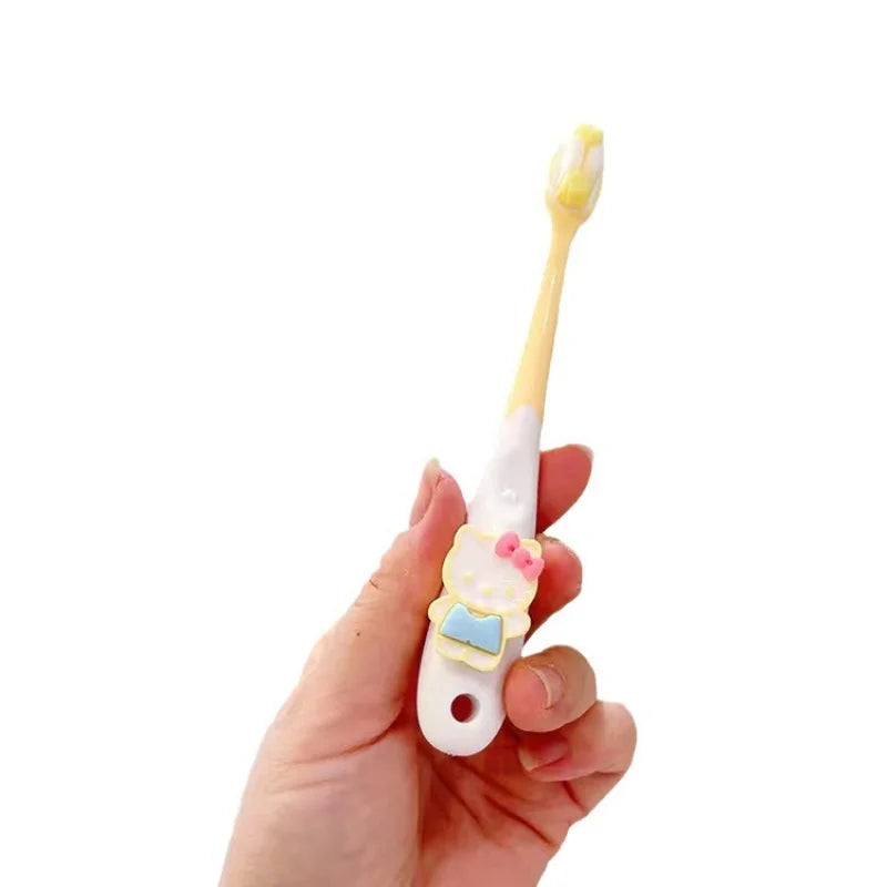 Hello Kitty Kuromi Soft-bristle Toothbrush Student Cartoon Jade Qme