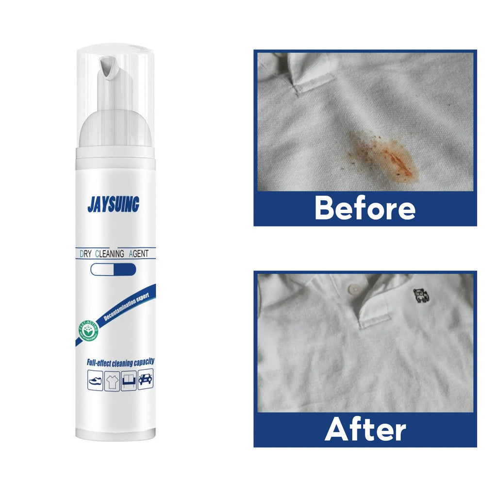 Dry Clothing Foam Cleaner Down Jacket Oil Stain Removal Mattress Sofa Decontamination Dry Cleaner Wash Free Clothes Cleaner Foam Qme