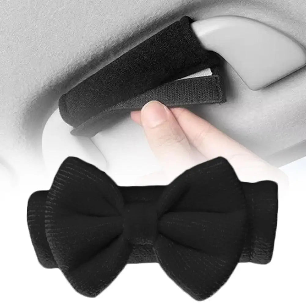 Bow Tie Car Handle Protector Cover Cute Roof Armrest Protective Qme