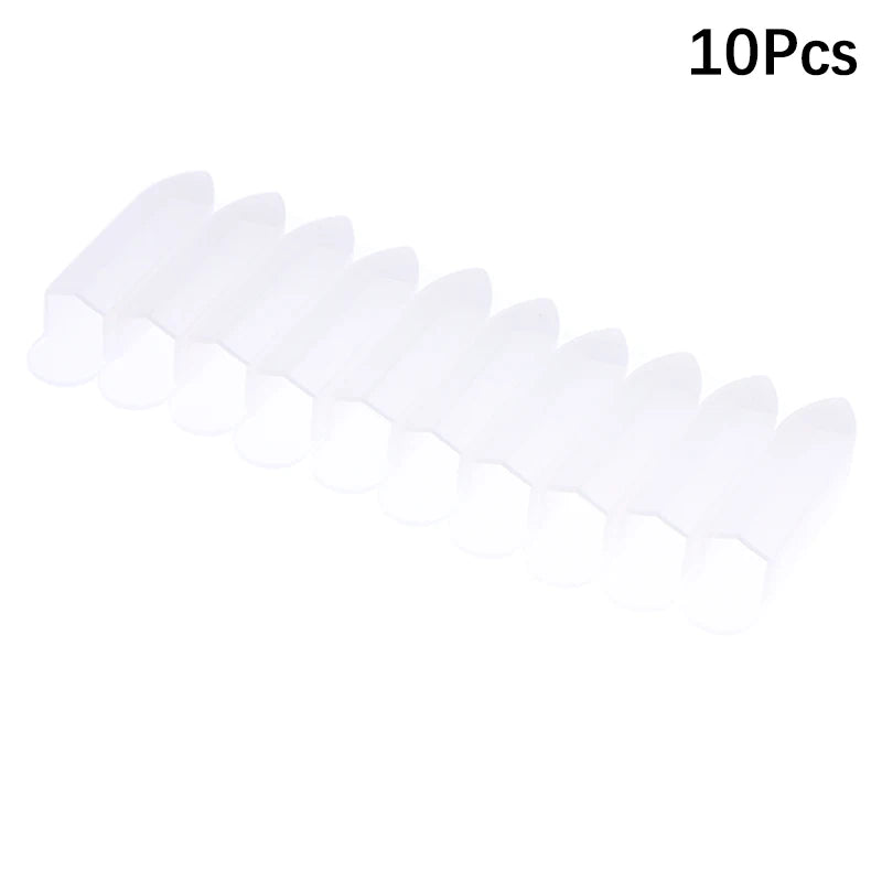 Clear Protective Sleeve Nail Cuticle Scissors Cap Dead Skin Nippers Qme