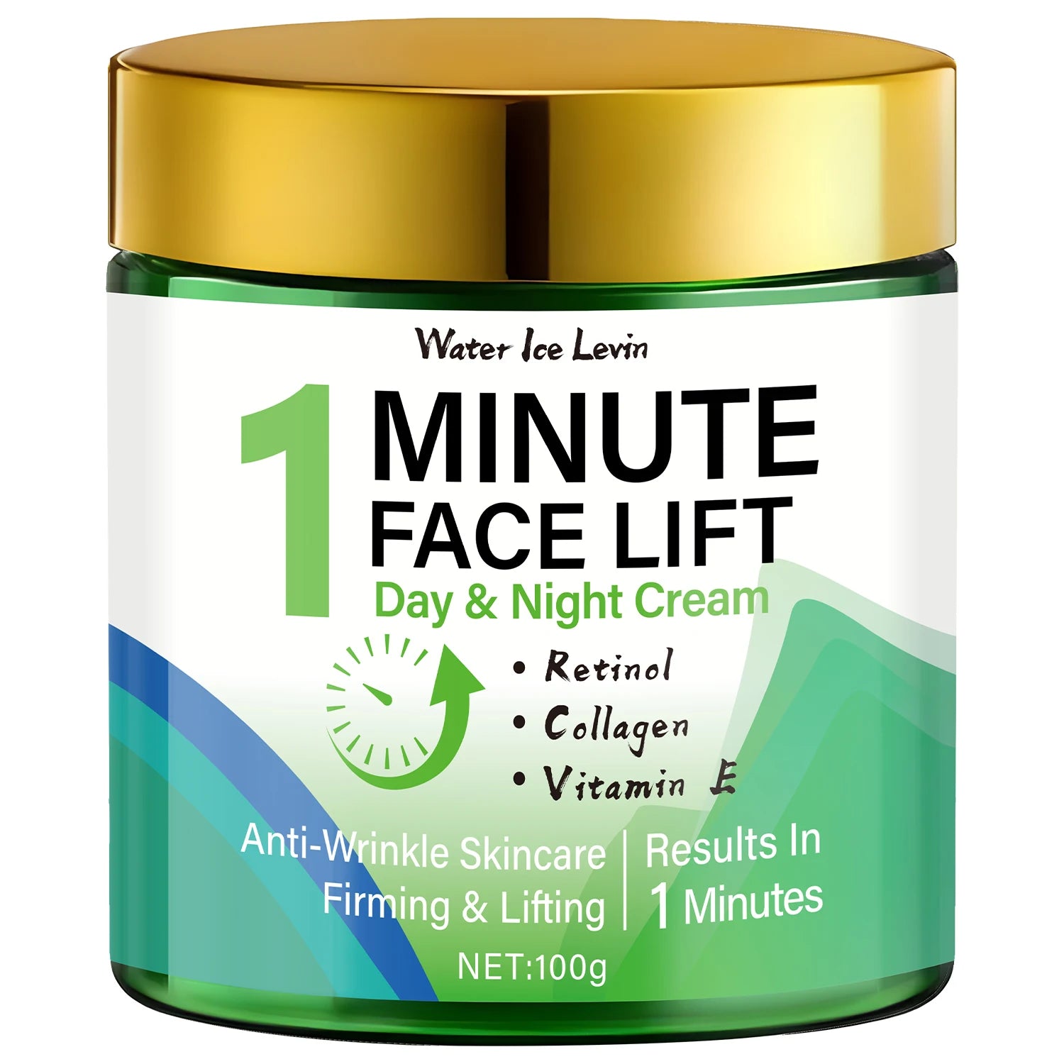 Minute Face Lift Day & Night Cream with Retinol & Collagen for Instant Firming & Deep Moisture. Qme WHITE 100g