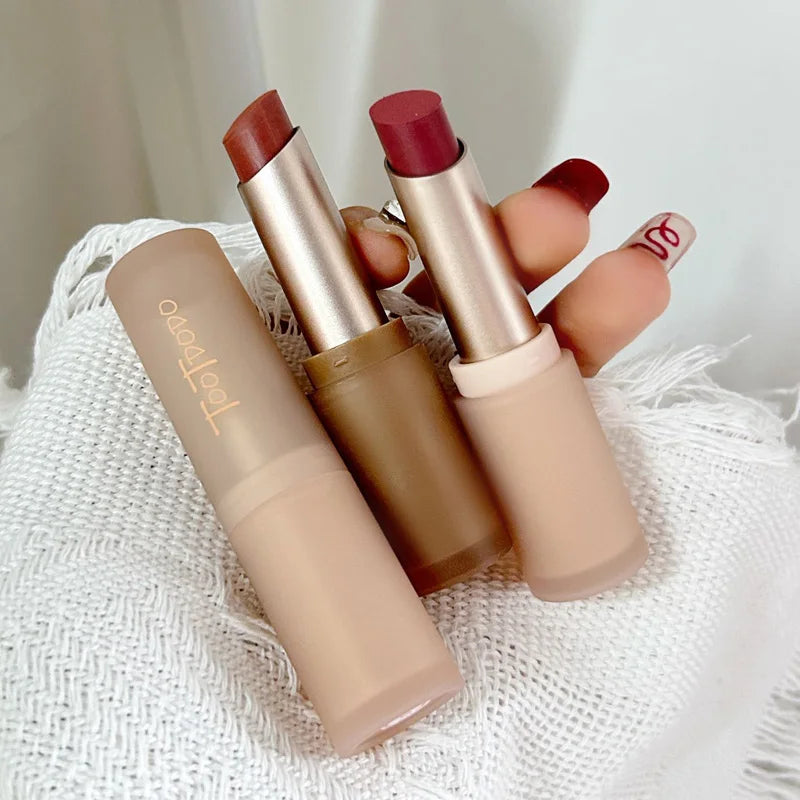 6-color Matte Velvet Lipstick Silky Texture Without Drying Easy To Apply Long-lasting Non-stick Velvet Mist Lipstick Qme