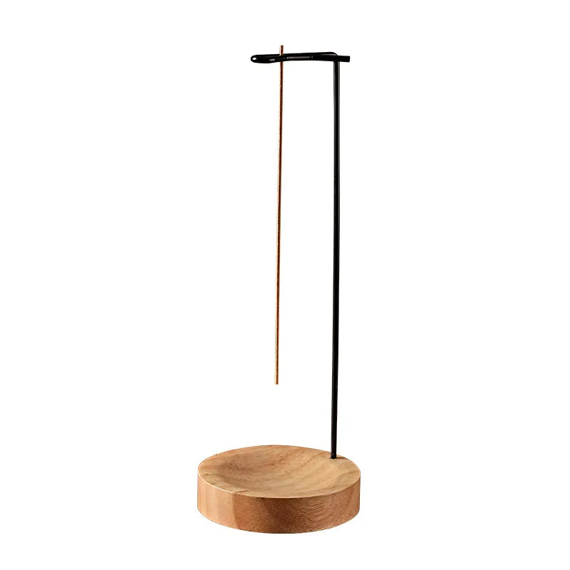 Home Aloeswood Censer Simple Meditation Incense Stand Indoor Qme khaki M 1Pc