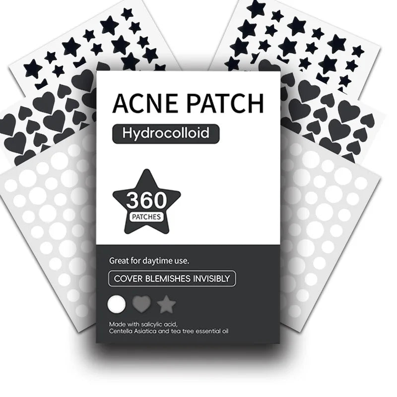 Colorful Invisible Pimple Removal Anti-acne Hydrocolloid Patches Qme Black China Mainland
