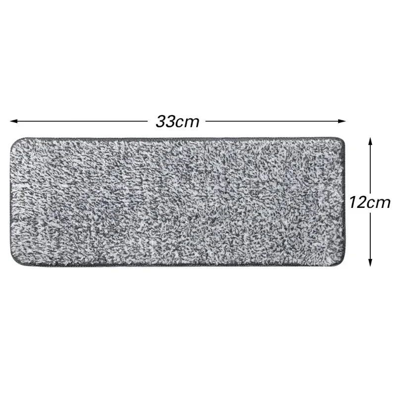 6/1PCS Microfiber Mop Pads Replacement Household Washable Spray Mop Cloth Household Portable Mop Head Cleaning Cloth Pad 33x12cm Qme