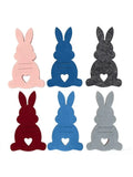 Easter Creative Wallet Rabbit Felt Tableware Storage Knife Fork Bag Qme 6pcs Other