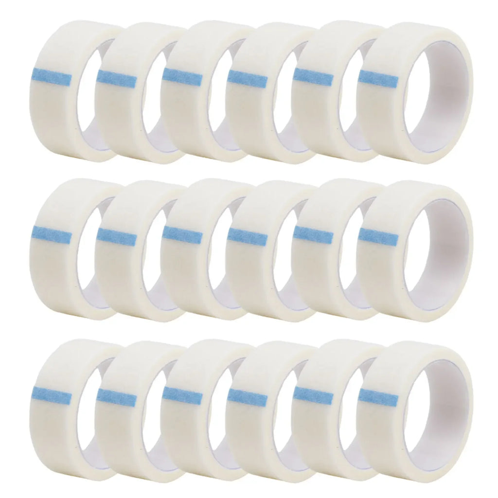 10/20/30/50 Rolls Eyelash Extension Paper Tape Roll Porous Non Woven Fabric Adhesive Tape For False Eyelash Patches Qme 50Rolls