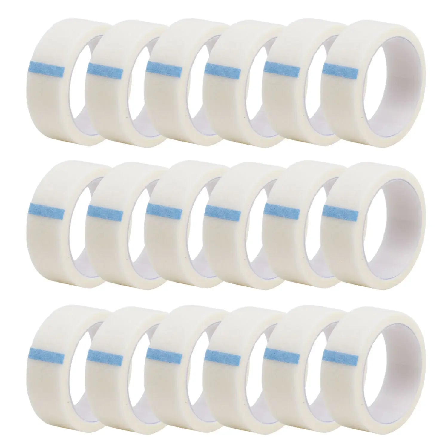 10/20/30/50 Rolls Eyelash Extension Paper Tape Roll Porous Non Woven Fabric Adhesive Tape For False Eyelash Patches Qme 50Rolls