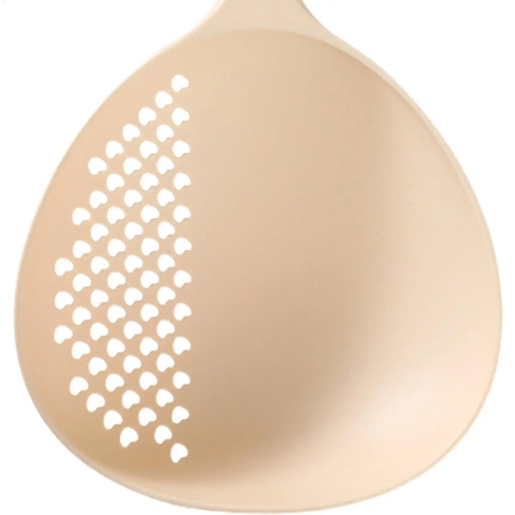 Kitchen Spoons Cooking Silicone Handle Large Ladle Perforated Soup Qme China Mainland
