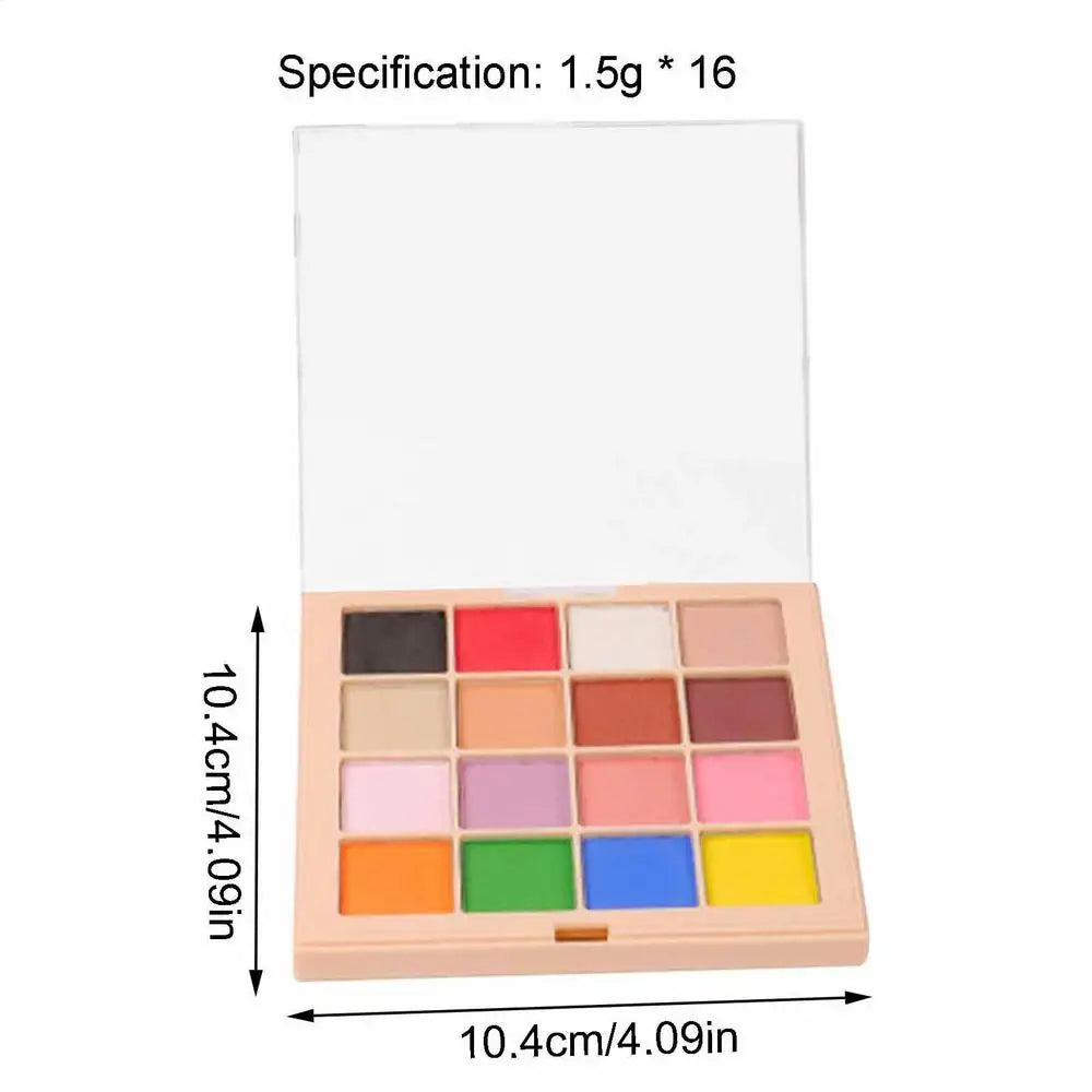 Gradient Nail Powder Palette Colors Glitter Pigment Solid Qme 02 China Mainland